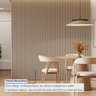Painel Ripado Milão 2,50x2,32x3,3mm(5,8)m²  Ecorevest - 7