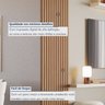 Painel Ripado Milão 2,50x0,58x3,3mm(1,45)m² Ecorevest - 5
