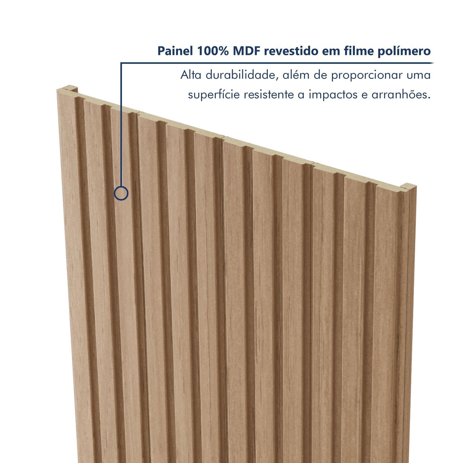 Painel Ripado Milão 2,50x0,58x3,3mm(1,45)m² Ecorevest - 9