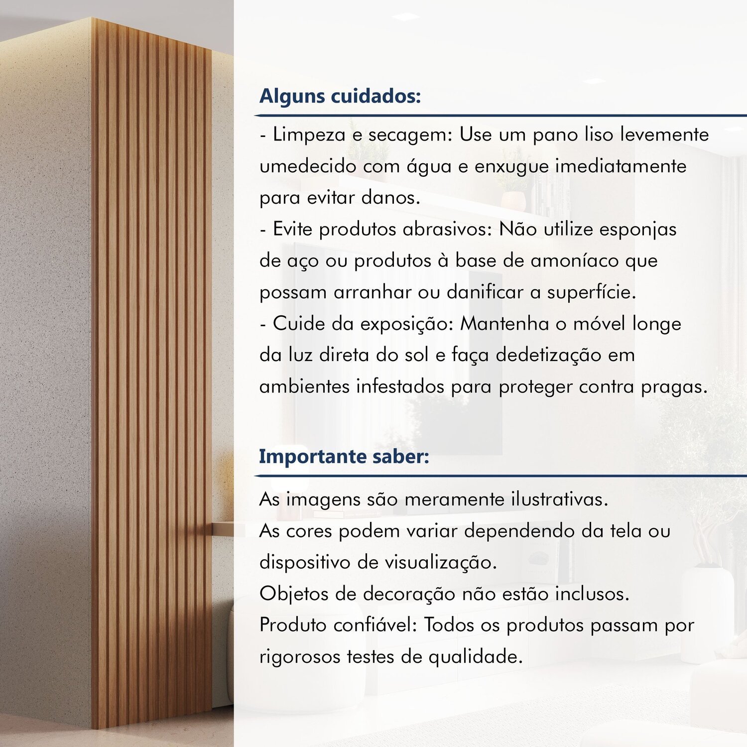 Painel Ripado Milão 2,50x0,58x3,3mm(1,45)m² Ecorevest - 10