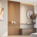 Ver imagem 1 de Painel Ripado Milão 2,50x1,16x3,3mm(2,9)m²  Ecorevest