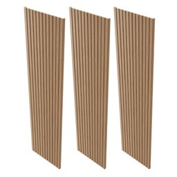 Painel Ripado Milão 2,50x1,74x3,3mm(4,35)m²  Ecorevest - 3