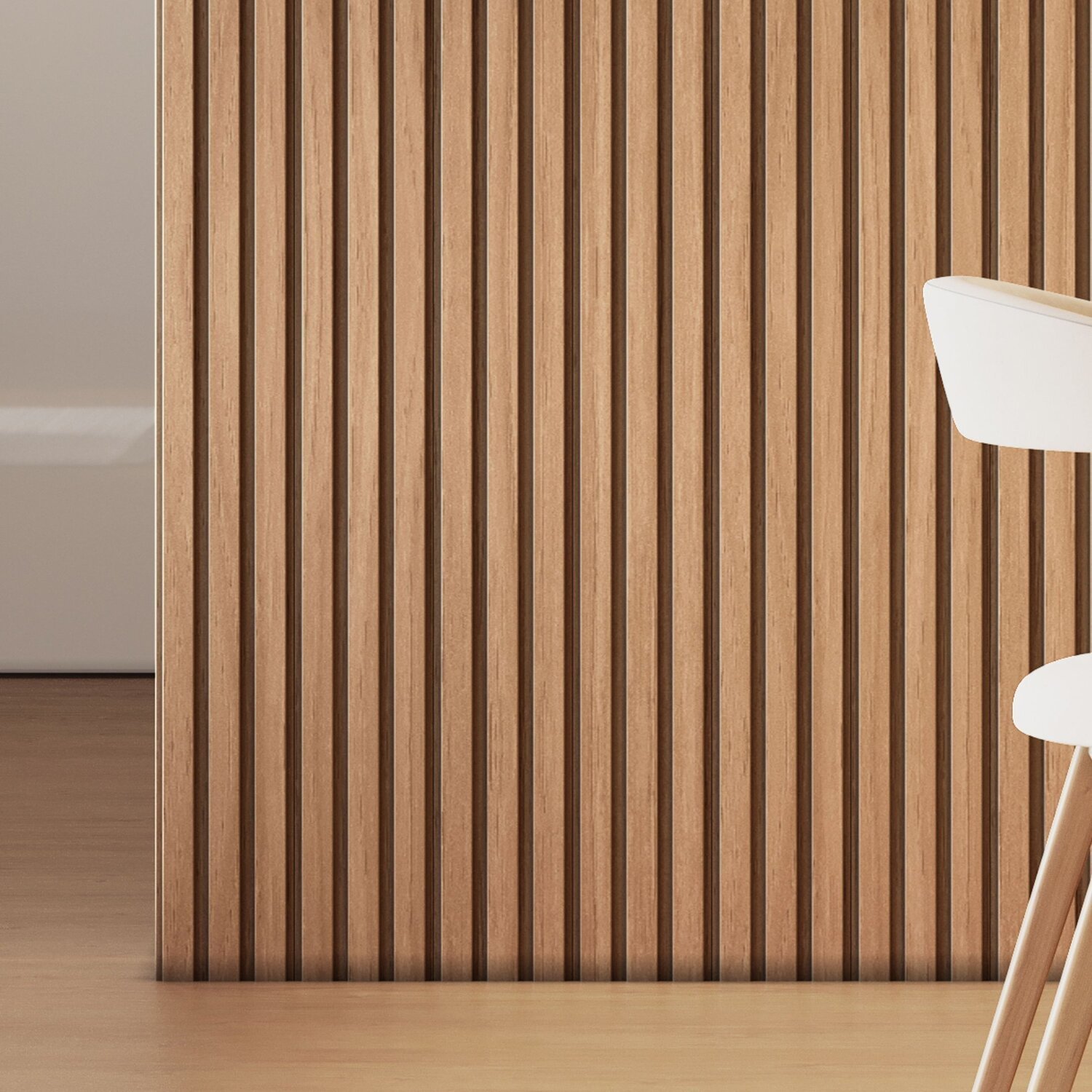 Painel Ripado Milão 2,50x2,32x3,3mm(5,8)m²  Ecorevest - 8