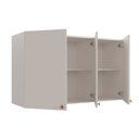Ver mais imagens de Cozinha Modulada 4 Peças 1 Torre Microondas 1 Aéreo 2 Balcões Arizona CabeCasa MadeiraOriginals
