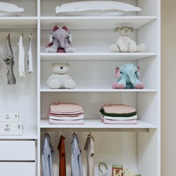 Quarto Infantil Completo Closet Caribe e Cama Alice 5 Gavetas - 15