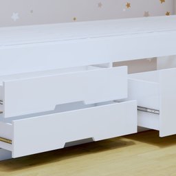 Quarto Infantil Completo Closet Caribe e Cama Alice 5 Gavetas - 14