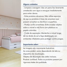 Quarto Infantil Completo Closet Caribe e Cama Alice 5 Gavetas - 18