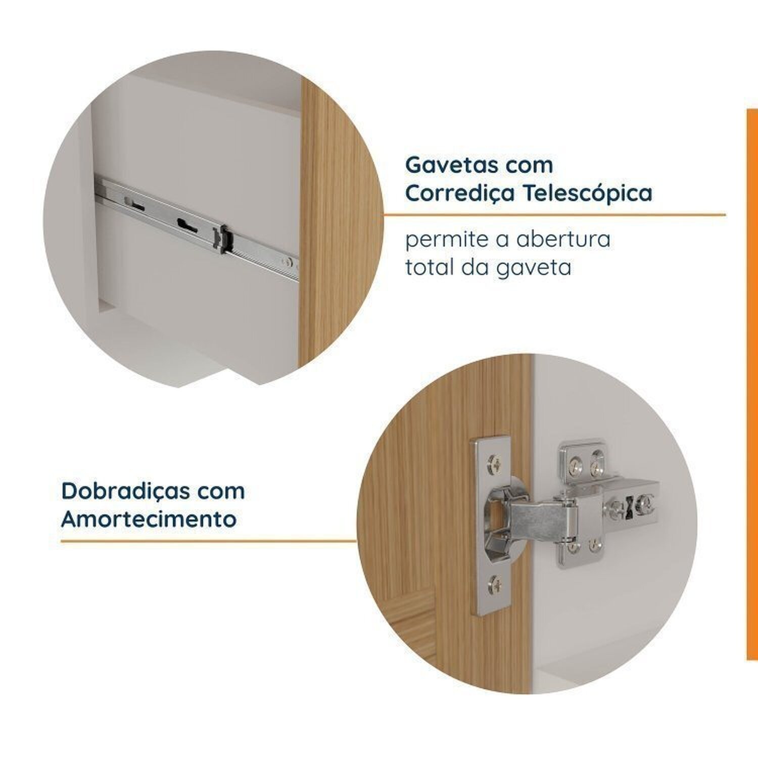 Cozinha Modulada 4 Peças 1 Torre Microondas 1 Aéreo 2 Balcões Arizona Cabecasa Madeiramadeira - 4