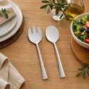 Ver imagem 2 de Conjunto 2 Peças Colher e Garfo para Salada de Aço Inox Berna Wolff