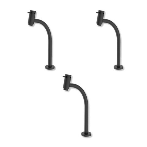Kit 3 Torneira para Lavatório de Bica Alta Basic Celite