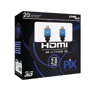 Cabo Hdmi 2.0 4k Ultra 20 M Cabo de Qualidade