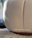 Ver imagem 5 de Poltrona Decorativa Giratória Concha c/Almofada Boucle Terracota Abobora - Vimont Moveis