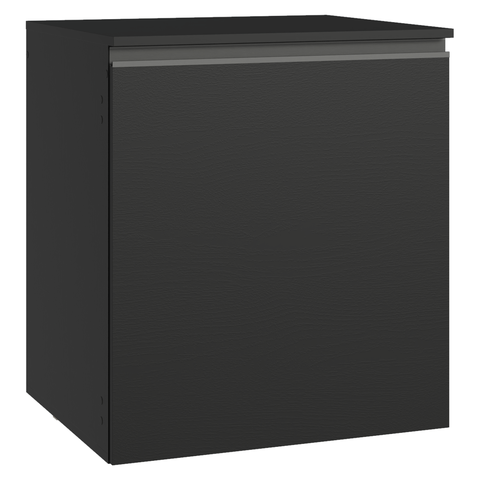 Balcão de Cozinha 60 cm 1 Porta Suspenso Preto Nice Madesa