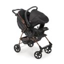 Ver imagem 3 de Carrinho de Bebê Romano Travel System com Bebê Conforto Grid Preto/Cobre - Galzerano
