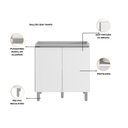 Ver imagem 6 de Cozinha Modulada Evidence 5 Peças com Tampo Paneleiro e Vidro Reflex Poliman