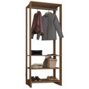 Ver imagem 1 de Closet Modulado 3 Prateleiras 200x80 Cm Ey101 Novam - Montana
