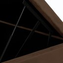 Ver imagem 5 de Base Box Baú Casal 138x188x35 Suede Galego Home Pistão a Gás - Marrom