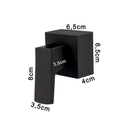 Ver imagem 2 de Acabamento Registro Alavanca 3/4 (base Deca) Quadrato Black - Levo