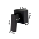 Ver imagem 2 de Acabamento Registro Alavanca 3/4 (base Deca) Quadrato Black - Levo