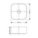 Ver imagem 4 de Cuba de Apoio Quadrada Mv31 38x38