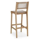 Ver imagem 2 de Banqueta Alta Trama Stain Jatobá Corda Areia 106cm - 67230