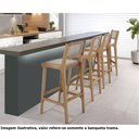 Ver imagem 4 de Banqueta Alta Trama Stain Jatobá Corda Areia 106cm - 67230