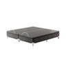 Base Box Baú Bipartido Queen Spubio Incofal Marrom 158x198x45cm - 2