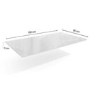 Ver mais imagens de Mesa Cozinha Mila Premium Madeira Maciça C/ Tampo Madeirado C/ Vidro 160x90cm e 6 Cadeiras Alice