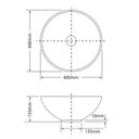 Ver imagem 5 de Cuba de Apoio Redonda Mv03 40cm X 40cm