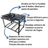 Fogão Industrial 4 Bocas P7 com Chapa Bifeteira Baixa Pressão 2QS 2QD Metalfour - 2