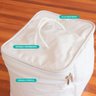 Bolsa Frasqueira Térmica 15 Litros Impermeável: Branco - 5