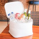 Ver imagem 2 de Bolsa Frasqueira Térmica 15 Litros Impermeável: Branco