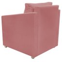 Ver imagem 7 de Poltrona Decorativa para Sala Recepção Manicure Consultório Celine Suede