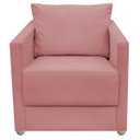 Ver imagem 5 de Poltrona Decorativa para Sala Recepção Manicure Consultório Celine Suede