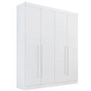 Ver imagem 1 de Guarda Roupa Solteiro 4 Portas 3 Gav da Vinci-branco D'doro