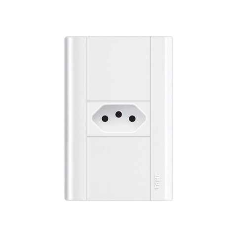 Tomada Fame Modulare 2p+t 10a com Placa 4x2