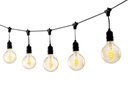 Ver imagem 1 de Cordão Varal de Luzes String Light Preto 20 Lâmpadas E27 10M EMBU LED