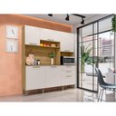 Ver imagem 1 de Cozinha Ambiente Ferrara 6 Portas e 2 Gavetas Freijó Soft - Kits Paraná