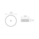 Ver imagem 5 de Cuba de Apoio Redonda Nias Art 39cm X 39cm