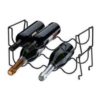 Adega Componivel para 4 Garrafas Conjunto com 2 Peças Onix Future Decorazione - 1