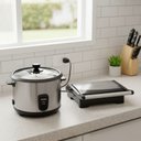 Ver imagem 2 de Kit Itatiaia Panela de Arroz 1,5 L Midi e Grill Essencial 1000 W Inox