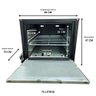 Forno para Fogão Alta Pressão Alcazon 75 Litros Tampa Inox Aczf-004 - 5