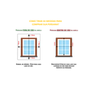 Ver mais imagens de Persiana Cortina Rolo Tela Solar 3% Ambiente Interno Quarto Cozinha Sala Varanda 1,60 L x 1,20 A