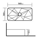 Ver imagem 6 de Cuba de Apoio Retangular Mv42 56cm X 36cm