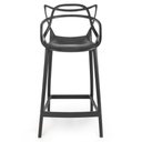 Ver imagem 3 de Kit 2 Banquetas Média Allegra 66cm Design Cozinha/bancada - Preto