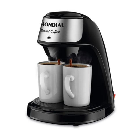 Cafeteira Elétrica Mondial Smart Coffe Preto/inox 500w 127v - C-42-2x-bi