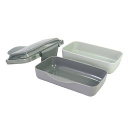 Pote Marmita de 2 Andares 950ml Jacki Design - Joy Cinza - 2