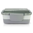 Ver imagem 1 de Pote Marmita de 2 Andares 950ml Jacki Design - Joy Cinza