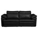 Ver imagem 7 de Sofá Decorativo Piece Bipartido Retrátil Sala de Estar 215cm Couro Preto G58 - Gran Belo