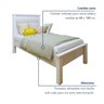 Quarto Infantil Completo Guarda-roupa Caribe e Cama Irlanda - 3
